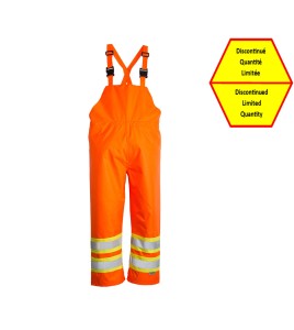 Viking Hi-Viz orange Open Road® 150D polyester pants with silver stripes, CSA Z96-09, Class 2, Level 2 compliant (S to 5XL)