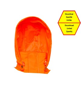 Hi-Viz orange removable hood for Viking Professional® Journeyman 300D raincoat. Sold separately