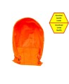 Hi-Viz orange removable hood for Viking Professional® Journeyman 300D raincoat. Sold separately