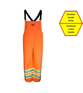 Pantalon pour conditions extrêmes Handyman 300D orange haute visibilité, bandes argent et jaunes, conforme à la CSA (S à 3XL)