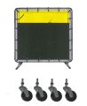 Casters for portable welding screen (4 units)