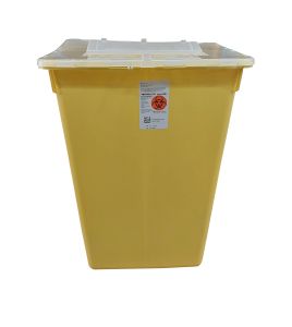 General purpose large volume sharp waste containers, 37.8 liters (10 US gallons).