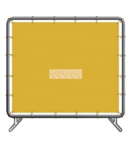 Welding screen, yellow translucent vinyl, choice of number of panels and sizes