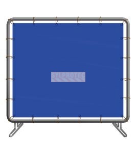 Welding screen, blue translucent vinyl, choice of number of panels and sizes