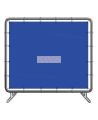 Welding screen, blue translucent vinyl, choice of number of panels and sizes