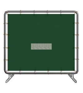 Welding screen, green translucent vinyl, choice of number of panels and sizes