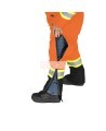 Pioneer men's winter 100% waterproof orange-black polyester polyurethanes overall with reflective stripes