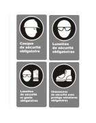 Affiches CSA protection de la personne, obligation