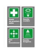 CSA emergency equipment signs