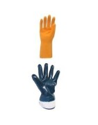 Gants réutilisables en nitrile, latex, néoprène, PVC, caoutchouc